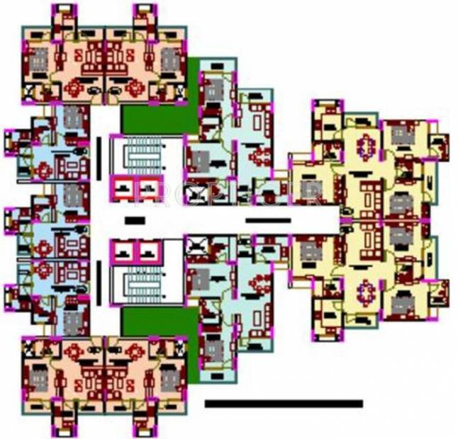Gurupragya Infra Gurushikhar Shekhawati Typical Cluster Plan
