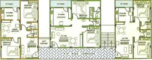 Images for Cluster Plan of Well Build Constructions Sai Harsha Arcade
