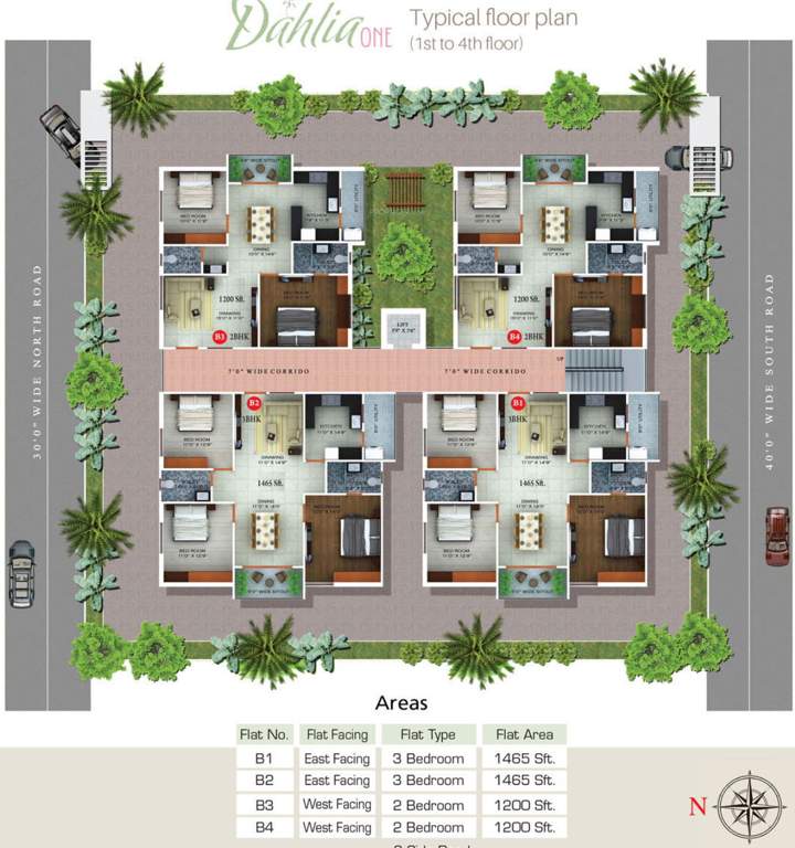 Images for Cluster Plan of Sri Dahlia One