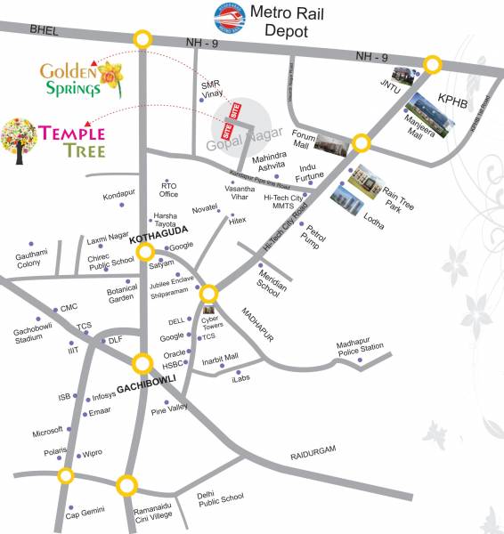 Images for Location Plan of Nava Nirman Golden Springs