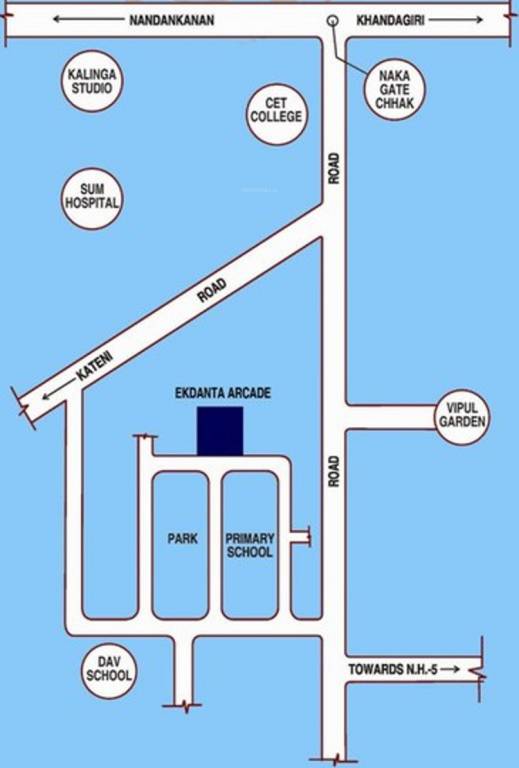Images for Location Plan of Ekdanta Infraprojects Ekdanta Arcade