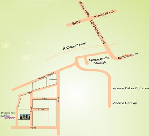  gardenia Images for Location Plan of Lakshmi Gardenia