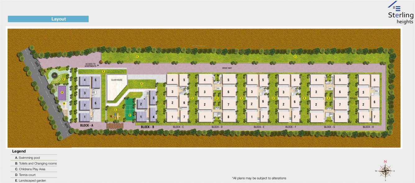  sterling heights Layout Plan