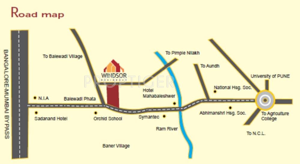 Images for Location Plan of Icon Windsor Residency Villas