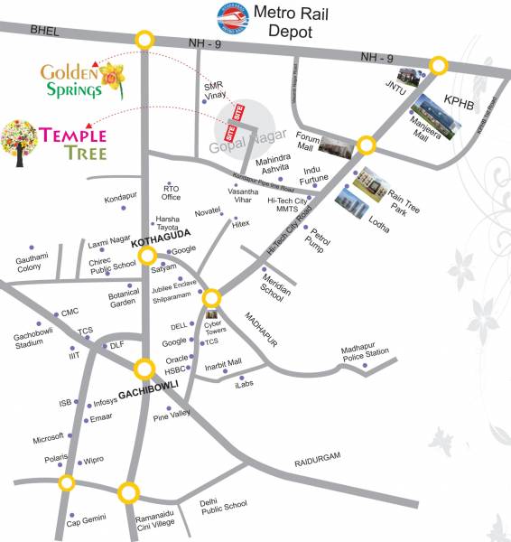 Images for Location Plan of Nava Nirman Temple Tree