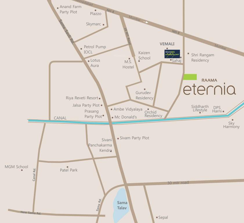  eternia Images for Location Plan of Raama Eternia