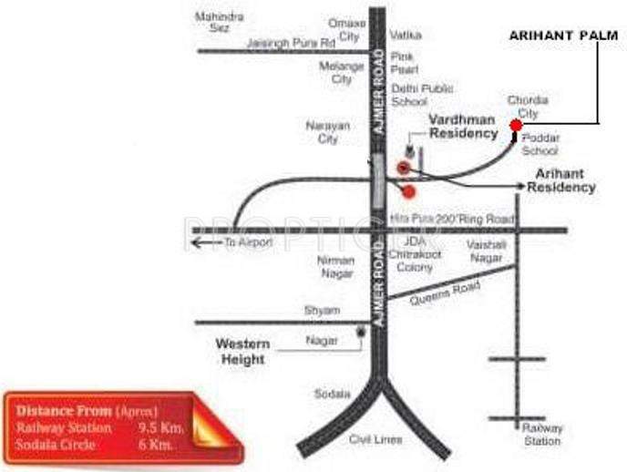  arihant palm Images for Location Plan of Arihant Arihant Palm