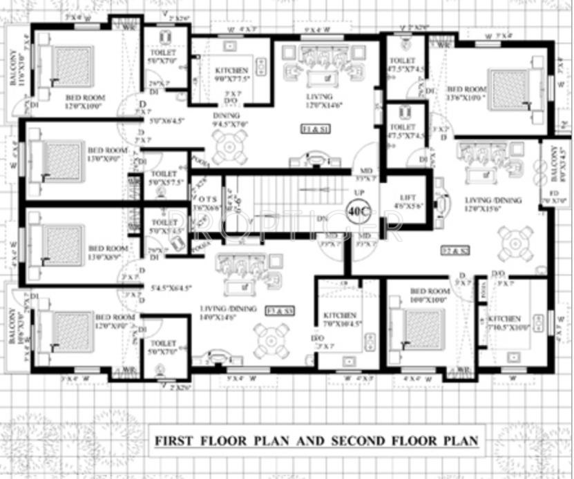 Images for Cluster Plan of Guru Homes Guru Gokulam