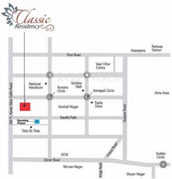 Location Plan Kotecha Group Classic Residency Location Plan