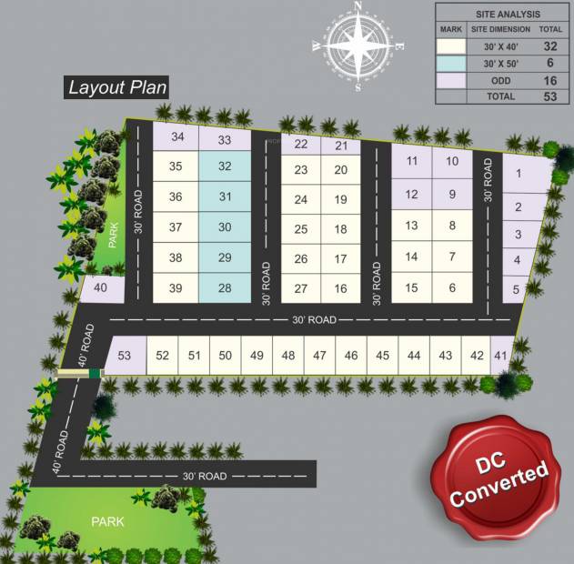 Images for Layout Plan of 7 Hills Properties Flax Plea Garden