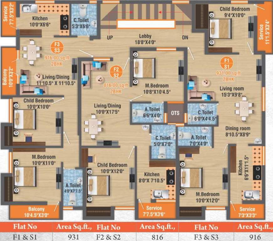 Images for Cluster Plan of GP Orange Blossom