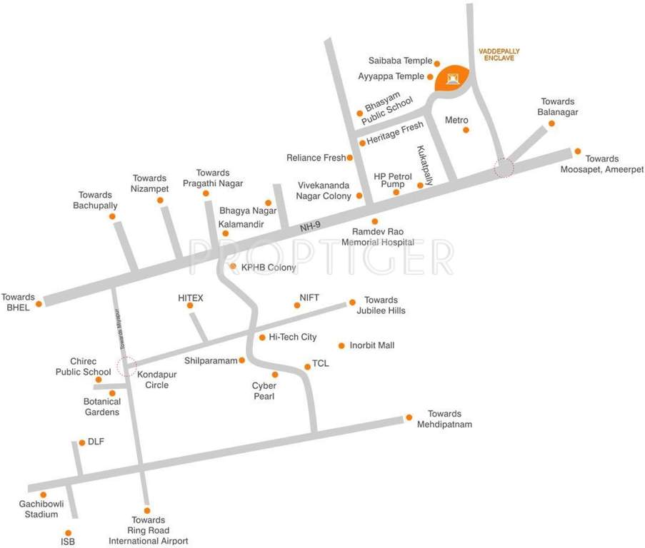  vaddepally enclave villas Images for Location Plan of Sumashaila Developers Vaddepally Enclave Villas
