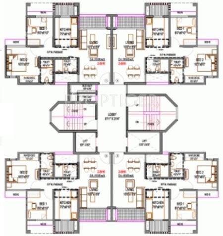 Images for Cluster Plan of Vinayak Developers Vinayak Apartments