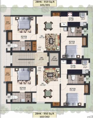 Images for Cluster Plan of Malles Akankssha Apartment
