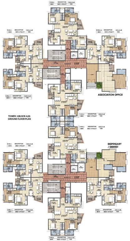  lugaano Images for Cluster Plan of Ajmera Lugaano