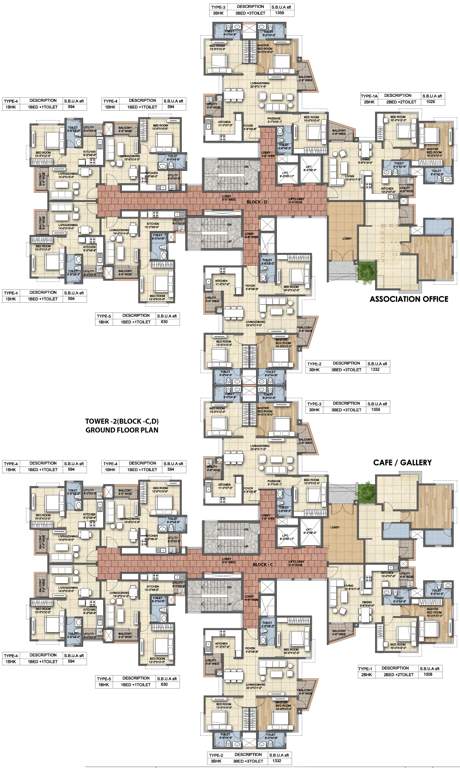  lugaano Images for Cluster Plan of Ajmera Lugaano
