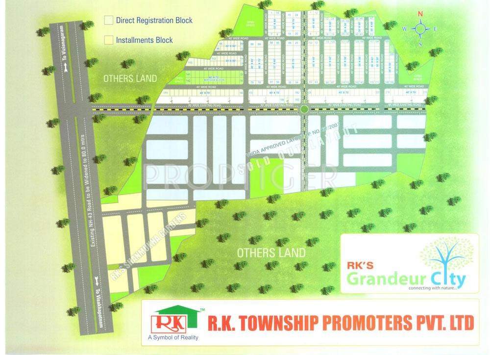 Images for Layout Plan of RK Township Group Grandeur City
