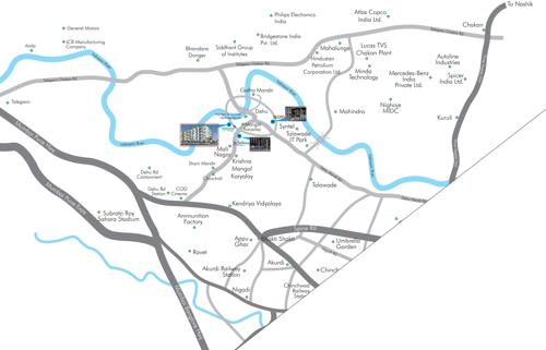  indrayani-vatika Images for Location Plan of Sanskruti Indrayani Vatika