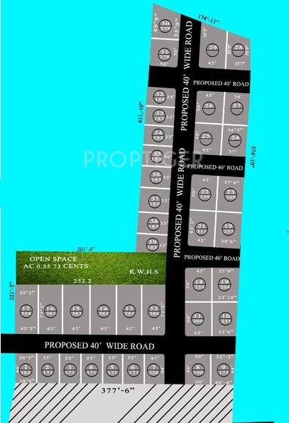Images for Layout Plan of RK Township Group Indira NRI Enclave