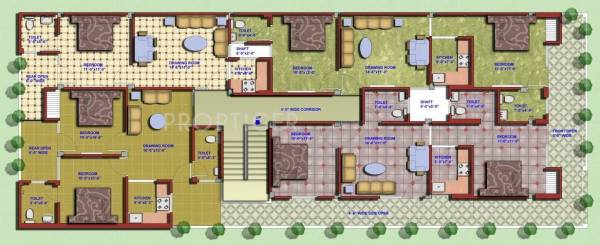 Images for Cluster Plan of Rajyan Builders Apartments