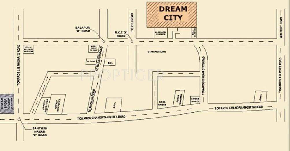  city Images for Location Plan of Dream India Dream City