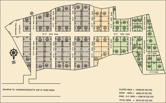 Images for Layout Plan of Dream India Dream City Villas