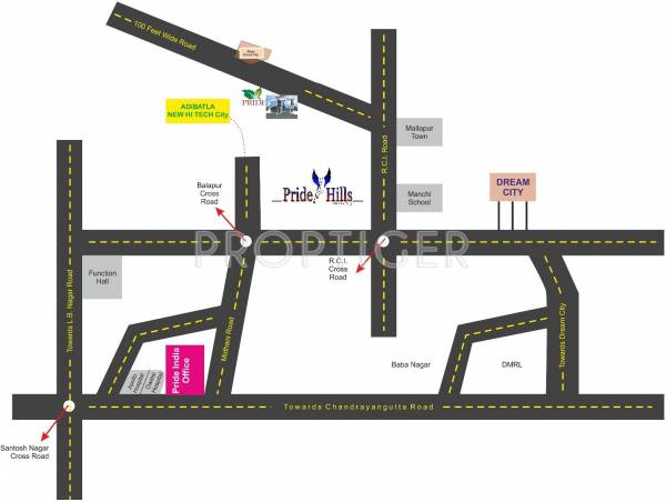 Images for Location Plan of Pride Hills Plots Images for Location Plan of Pride Hills Plots