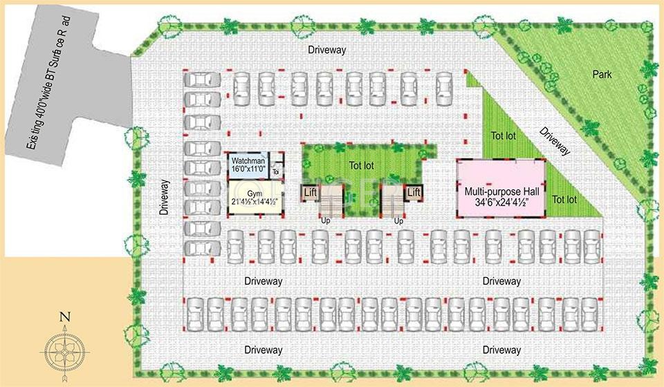 Images for Cluster Plan of Lahari Fort View