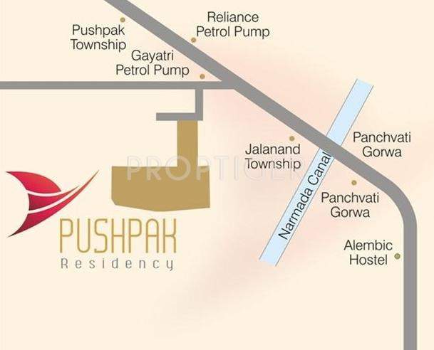  residency Images for Location Plan of Pushpak Residency
