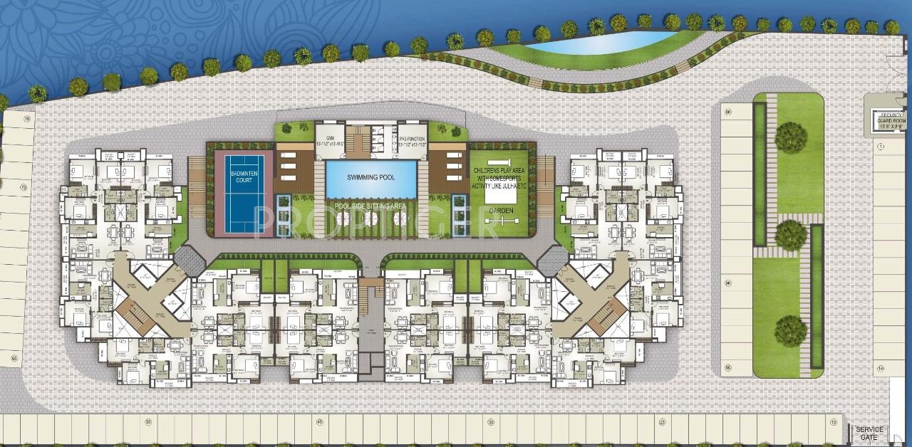 Vinod Infradevelopers Siddharth Residency All Block Typical floor plan