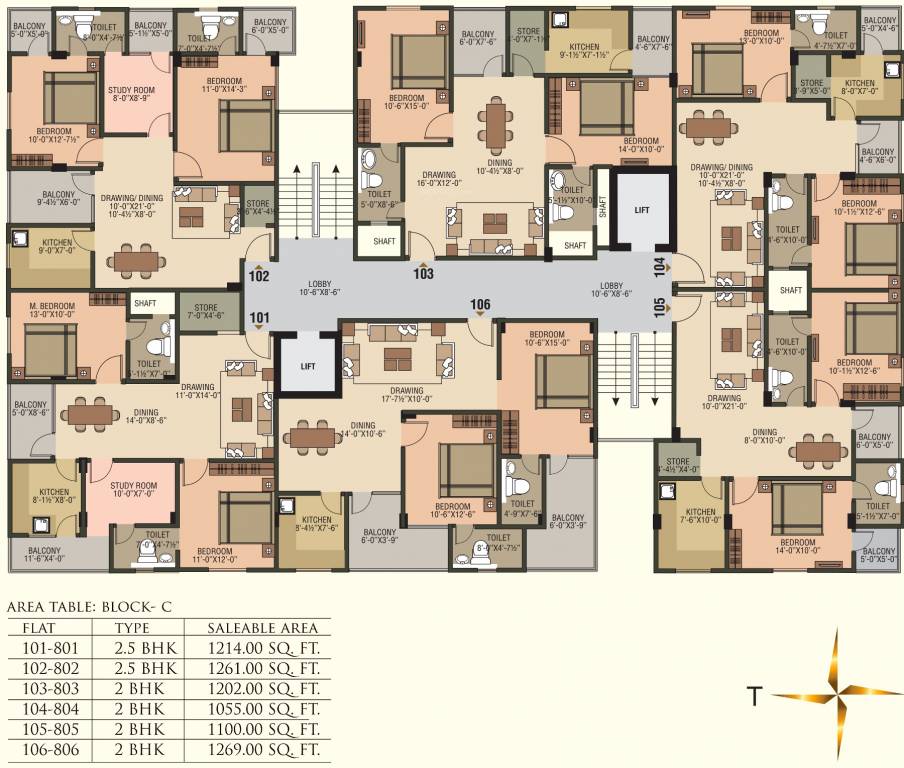 Images for Cluster Plan of Om The Pride