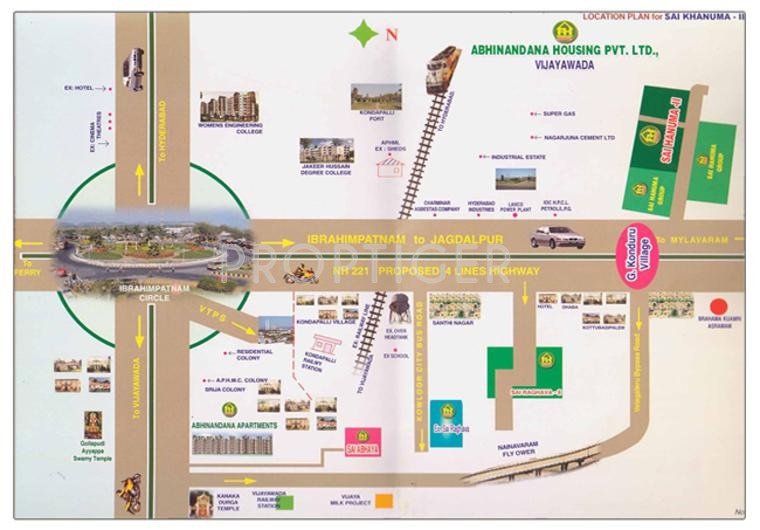 Images for Location Plan of Abhinandana Housing Sai Hanuma 2