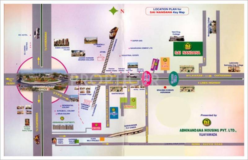 Images for Location Plan of Abhinandana Housing Sai Nandana 2