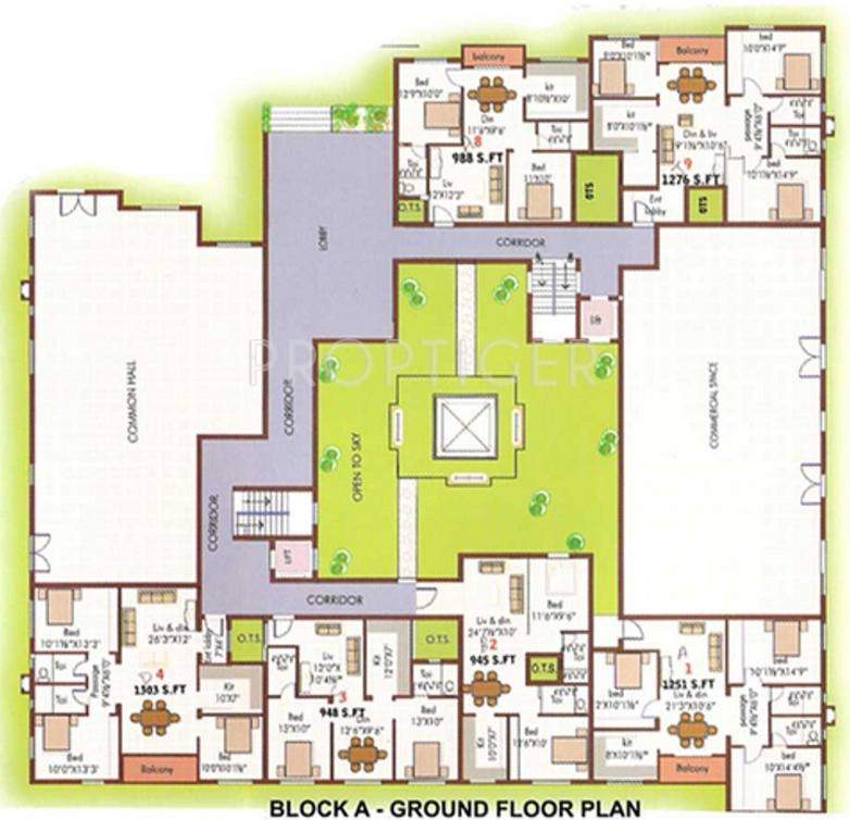 Images for Cluster Plan of Rajparis Padmam