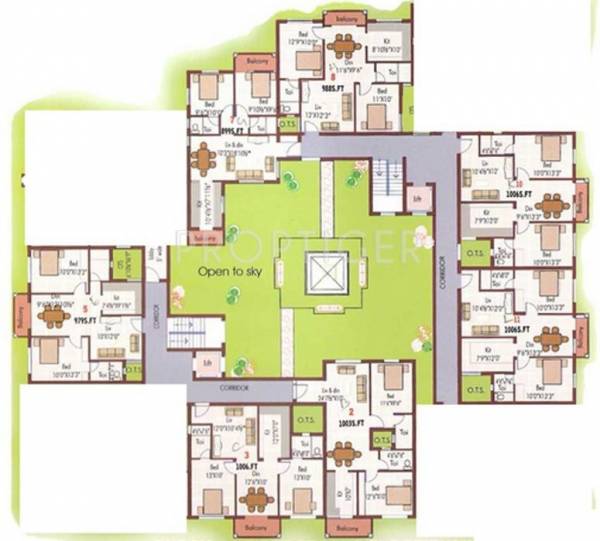 Images for Cluster Plan of Rajparis Padmam