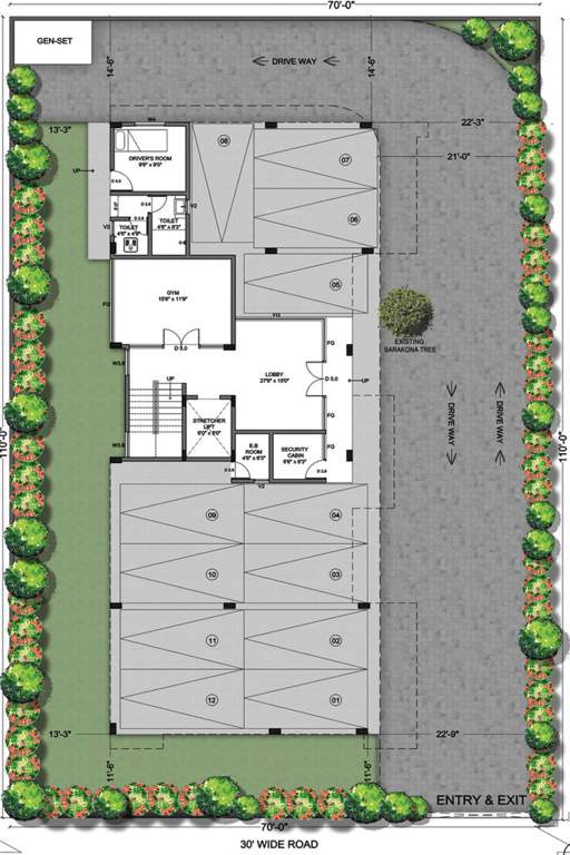 Images for Cluster Plan of Sumanth Poes Garden