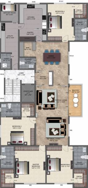Images for Cluster Plan of Sumanth Poes Garden