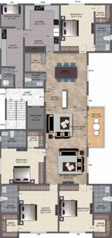Images for Cluster Plan of Sumanth Poes Garden