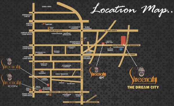 Images for Location Plan of Shreenathji The Dream City
