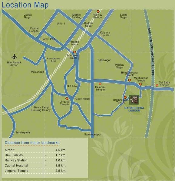 Images for Location Plan of Panda Infratech Gatikrushna Lagoon