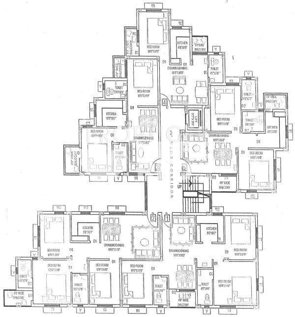 Images for Cluster Plan of Utkal Chandralok Apartment
