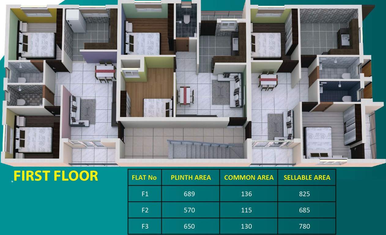  emerald Images for Cluster Plan of Indira Emerald