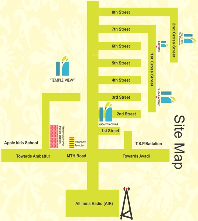 Images for Location Plan of Rahul Sai Brindavan