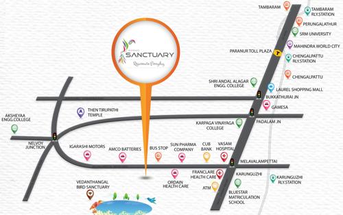  sanctuary Images for Location Plan of Vijay Raja Sanctuary