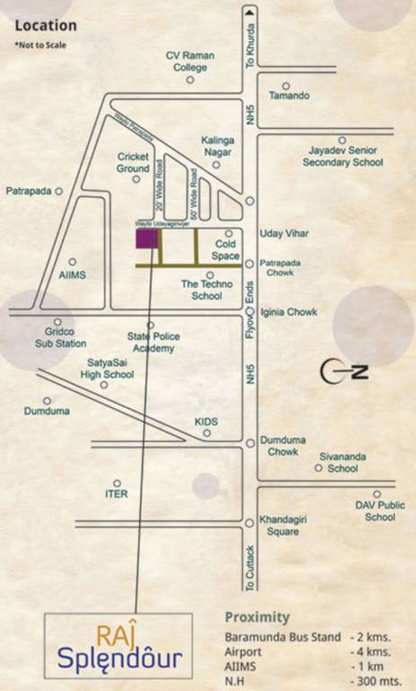 Images for Location Plan of Raj Raj Splendour