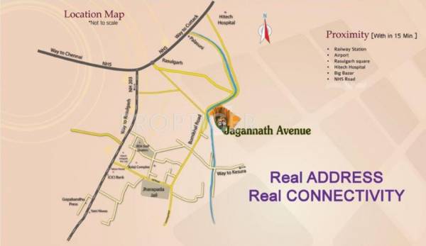Location Plan Decor Realty Jagannath Avenue Location Plan