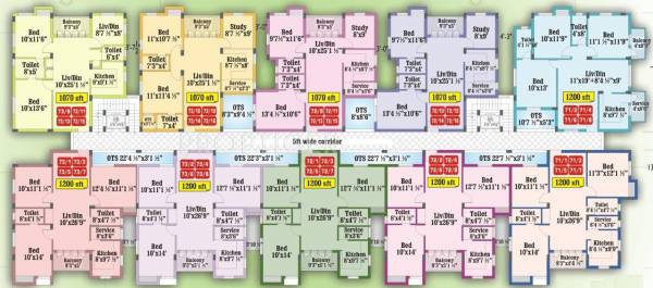 Images for Cluster Plan of Green Peace Millennium Central