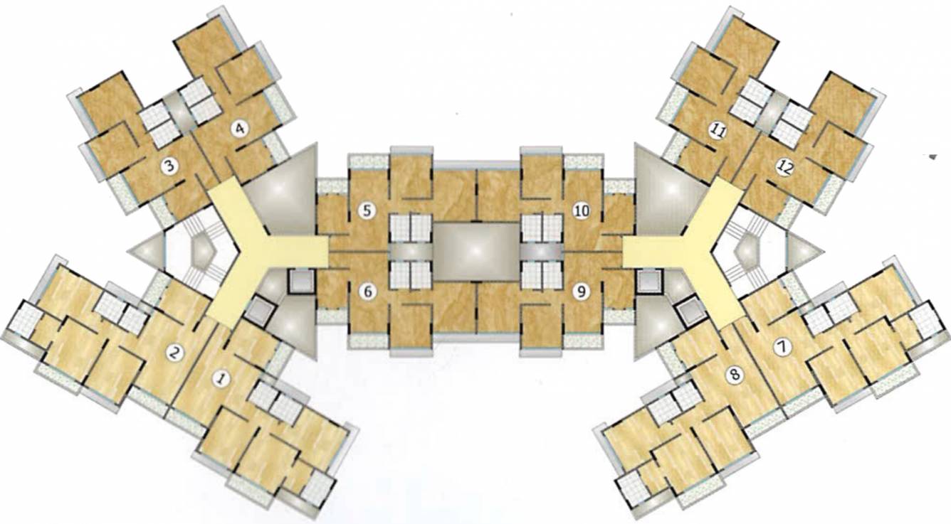 Images for Cluster Plan of Riddhi Siddhi Sky