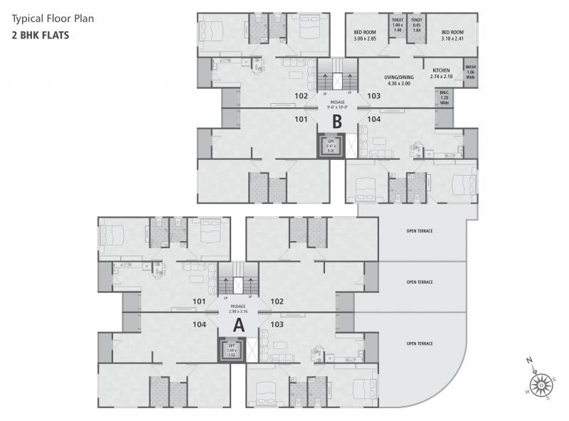  sundaram-villa Tower A Cluster Plan