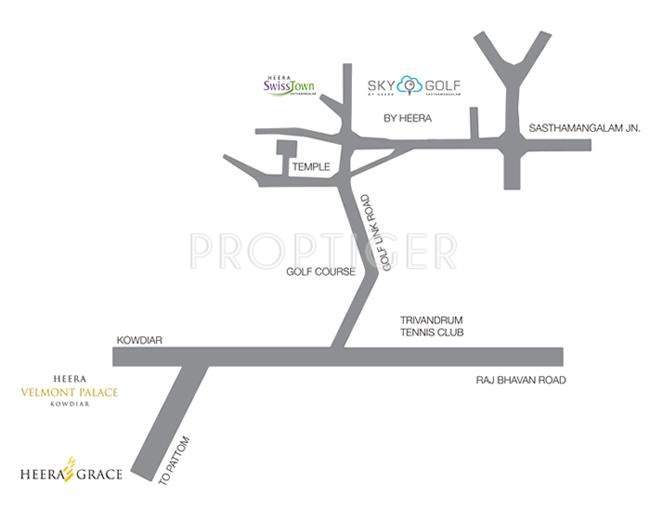  skygolf Images for Location Plan of Heera Skygolf